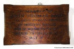2.Church Plaque